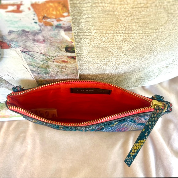 Anthropology Faux Snakeskin Clutch - Picture 4 of 4